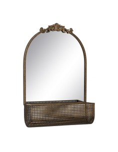 Wall mirror Alexandra House Living Brown 3 x 61 x 61 cm | Tienda24 Tienda24.eu