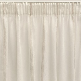 Curtain Alexandra House Living Rebeca Beige 400 x 270 x 1 cm Translucent by Alexandra House Living, Curtains - Ref: D1626166,...