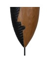 Figura Decorativa Castanho Máscara 18 x 11 x 54 cm | Tienda24 Tienda24.eu