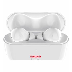 Oreillette Bluetooth Aiwa EBTW888ANC WT Blanc de Aiwa, Écouteurs et accessoires - Réf : S7604468, Prix : 45,40 €, Remise : %