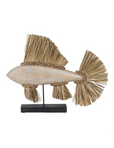 Figura Decorativa DKD Home Decor Cinzento Madeira Poliéster (29 x 6 x 42 cm) | Tienda24 Tienda24.eu