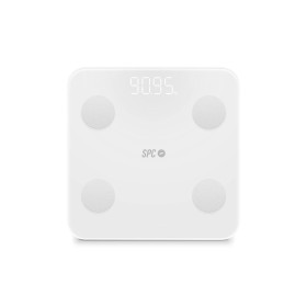 Balança digital para casa de banho SPC Internet ATENEA FIT 3 Branco Vidro temperado 180 kg 50 x 50 x 28 cm de SPC Internet, B...