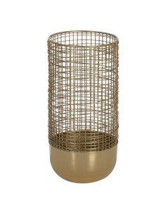 Blumenvase Romimex Gold Aluminium 21 x 35 x 12 cm Mit Griff | Tienda24 Tienda24.eu