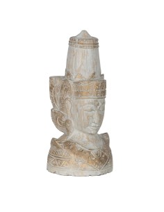 Figura Decorativa Home ESPRIT Natural 26 x 3 x 46 cm (2 Unidades) | Tienda24 Tienda24.eu