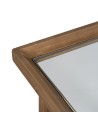 Console Natural Tempered Glass Fir wood 120 x 33 x 75 cm | Tienda24 Tienda24.eu