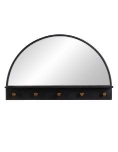 Miroir mural Romimex Argenté Résine 33 x 33 x 3 cm Rond | Tienda24 Tienda24.eu