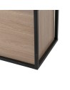 Console Nero Naturale Ferro Legno MDF 122,5 x 22,5 x 75 cm da BigBuy Home, Tavoli - Ref: S8804886, Precio: 214,16 €, Descuent...