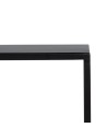 Console Black Natural Iron MDF Wood 122,5 x 22,5 x 75 cm | Tienda24 Tienda24.eu