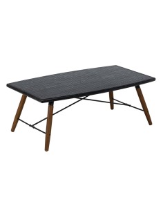 Console Black Natural Iron MDF Wood 122,5 x 22,5 x 75 cm | Tienda24 Tienda24.eu