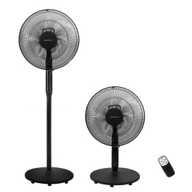 Ventilador de Pé Emerio FN126821 Preto de Emerio, Ventiladores de pedestal - Ref: S7607284, Preço: 71,22 €, Desconto: %