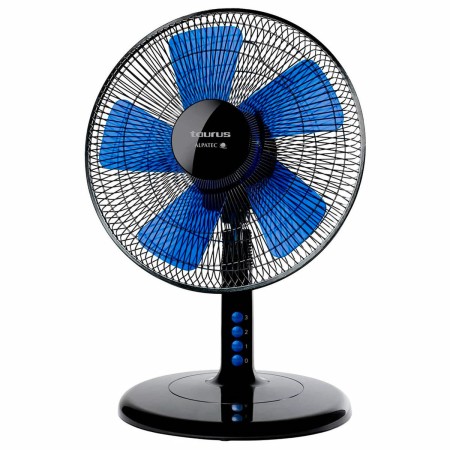 Table Fan Taurus Boreal 12 Elegance Black/Blue 45 W by Taurus, Desk Fans - Ref: S7607358, Price: 35,96 €, Discount: %