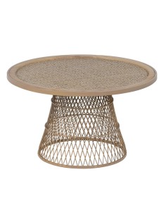 Table d'appoint DKD Home Decor Marron Bambou 60 x 60 x 52 cm | Tienda24 Tienda24.eu