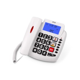 Téléphone fixe SPC Internet 3296B Blanc de SPC Internet, Téléphones fixes et résidentiels - Réf : S7607512, Prix : 32,55 €, R...