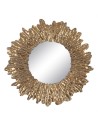 Wall mirror Golden Crystal Iron 75 x 5 x 75 cm | Tienda24 Tienda24.eu