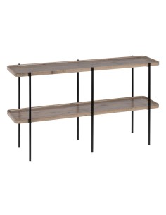 Mesa auxiliar DKD Home Decor 41 x 41 x 63,5 cm Negro Dorado Metal Madera | Tienda24 Tienda24.eu