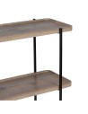 Console Noir Naturel Fer Bois MDF 120 x 30 x 70 cm | Tienda24 Tienda24.eu