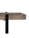 Console Noir Naturel Fer Bois MDF 120 x 30 x 70 cm | Tienda24 Tienda24.eu