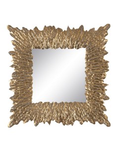 Miroir mural Alexandra House Living Marron Fer Fibre naturelle 77 x 3 x 97 cm | Tienda24 Tienda24.eu