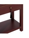 Table de Nuit ORIENT Couleur brique Bois d'épicéa Bois MDF 45 x 30 x 66 cm | Tienda24 Tienda24.eu