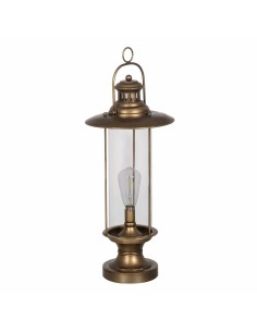 Lampada da tavolo Dorato Cristallo Ferro 40 W 27 x 27 x 58 cm da BigBuy Home, Lampade da tavolo e abat-jour - Ref: S8804989, ...