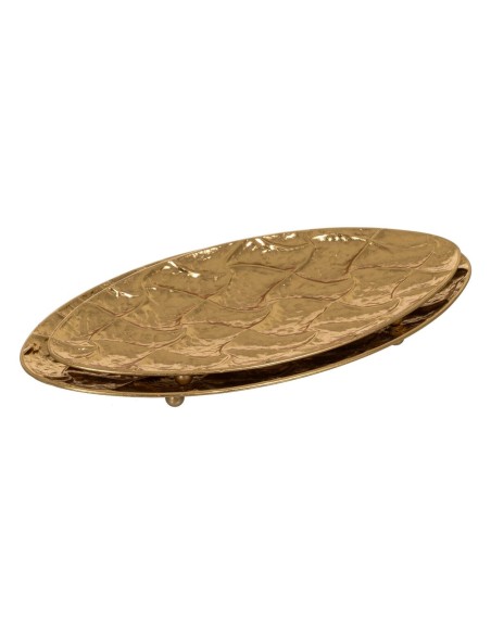 Snack tray Golden Iron 52 x 27 x 4 cm (2 Units) | Tienda24 Tienda24.eu