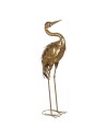 Figura Decorativa Dorado Garza 24 x 19 x 87 cm | Tienda24 Tienda24.eu