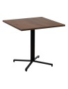 Table Noir Naturel Bois MDF 80 x 80 x 75 cm | Tienda24 Tienda24.eu