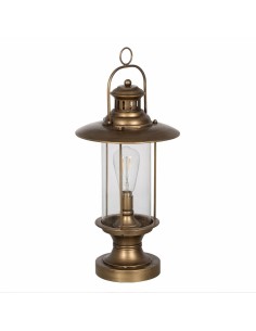 Lampada da tavolo Dorato Cristallo Ferro 40 W 27 x 27 x 48 cm da BigBuy Home, Lampade da tavolo e abat-jour - Ref: S8805020, ...