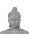 Sculpture Buda Gris 46,3 x 34,5 x 61,5 cm | Tienda24 Tienda24.eu