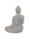 Sculpture Buda Gris 46,3 x 34,5 x 61,5 cm | Tienda24 Tienda24.eu