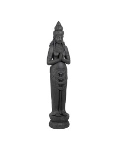 Decorative Figure Gorilla Yoga Black 16 x 28 x 22 cm (4 Units) | Tienda24 Tienda24.eu