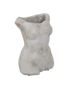 Vaso Grigio Cemento Busto 19 x 13,5 x 27 cm da BigBuy Garden, Cachepot - Ref: S8805085, Precio: €22.87, Descuento: %