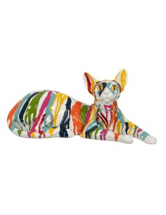 Statua Decorativa Gatto 33,5 x 15,5 x 15 cm da BigBuy Home, Soprammobili - Ref: S8805107, Precio: 44,37 €, Descuento: %