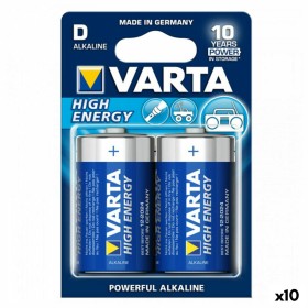 Batterie Varta LR20 D 1,5 V 16500 mAh High Energy 2 Ah 1,5 V (10 Stück) von Varta, Einwegbatterien - Ref: S7609798, Preis: 34...