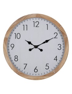 Reloj de Pared Alexandra House Living Metal Madera MDF 60 x 6 x 60 cm | Tienda24 Tienda24.eu