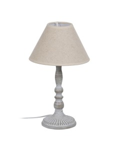 Lampe de bureau Versa Argenté Métal 14 x 25 x 14 cm | Tienda24 Tienda24.eu