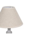 Lámpara de mesa Beige Gris 60 W 220-240 V 23 x 23 x 49 cm | Tienda24 Tienda24.eu