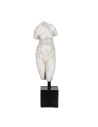 Escultura Busto Branco Preto 14 x 11 x 43 cm | Tienda24 Tienda24.eu