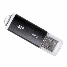 Clé USB Silicon Power SP016GBUF2U02V1K 16 GB USB 2.0 Noir 16 GB de Silicon Power, Clés USB - Réf : S7701857, Prix : 7,05 €, R...