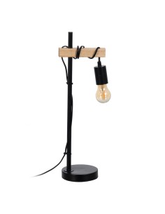 Desk lamp Romimex Beige Wood 20 x 70 x 20 cm Oriental | Tienda24 Tienda24.eu