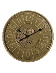 Horloge Murale Vert Doré Fer 55 x 8,5 x 55 cm | Tienda24 Tienda24.eu