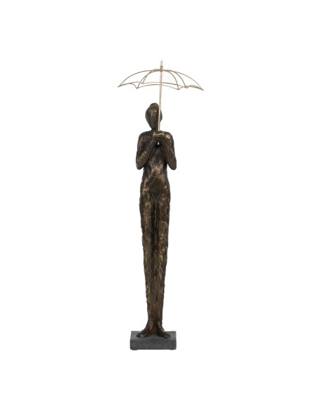 Decorative Figure Copper Lady 18 x 16 x 63 cm | Tienda24 Tienda24.eu