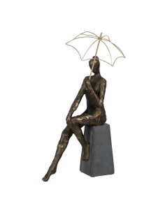 Statua Decorativa Rame Donna 25 x 17,5 x 44 cm da BigBuy Home, Soprammobili - Ref: S8805207, Precio: 61,60 €, Descuento: %