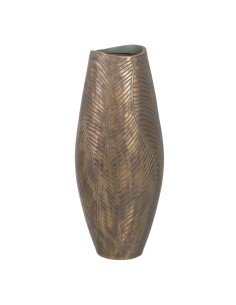 Vase Alexandra House Living Weiß Silberfarben aus Keramik Brillant 13 x 13 x 45 cm | Tienda24 Tienda24.eu