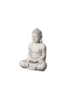 Sculpture Buda Gris Ethnique 44 x 27 x 58 cm | Tienda24 Tienda24.eu