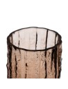 Vaso Castanho Cristal 12 x 12 x 30,5 cm | Tienda24 Tienda24.eu