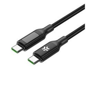 Cable USB-C Celly USBCUSBC100WLED Negro de Celly, Cables USB - Ref: S77099381, Precio: 18,74 €, Descuento: %