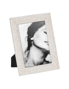 Photo Frame with Clamps Atmosphera Black Natural Metal MDF Wood 48 x 48 x 2 cm | Tienda24 Tienda24.eu