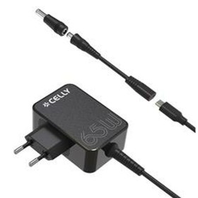 Wall Charger Celly TCTIPS65WBK Black 65 W by Celly, Chargers - Ref: S77101945, Price: 35,40 €, Discount: %