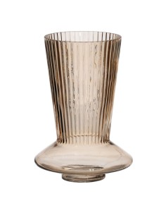 Vaso Marrone Cristallo 15 x 15 x 24,5 cm da BigBuy Home, Vasi - Ref: S8805395, Precio: €22.00, Descuento: %